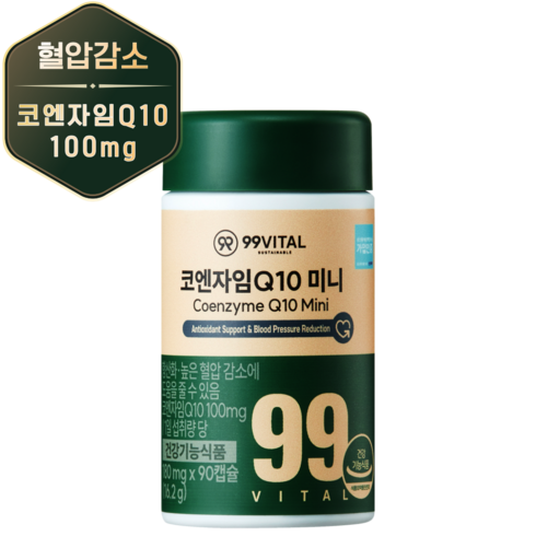 99바이탈 코큐텐 코엔자임Q10 미니, 1개, 90정