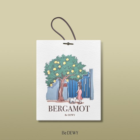 비듀이 퍼퓸 샤쉐 40g 실내 디퓨저 방향제 7종, 1개, 베르가못(BERGAMOT) 40g
