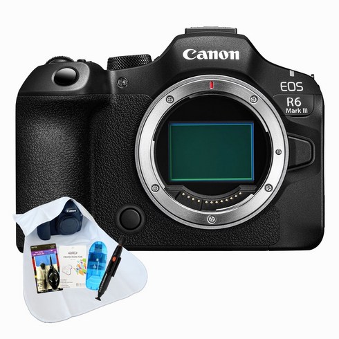 [포토리뷰이벤트] 캐논 EOS R6 Mark III / EOS R6M3 바디 +렌즈 클리닝펜+포켓융+SD리더기+보호필름+청소키트