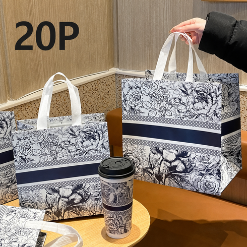 하른 프렌치 일회용 은박 보온 보냉백 20P, 20개