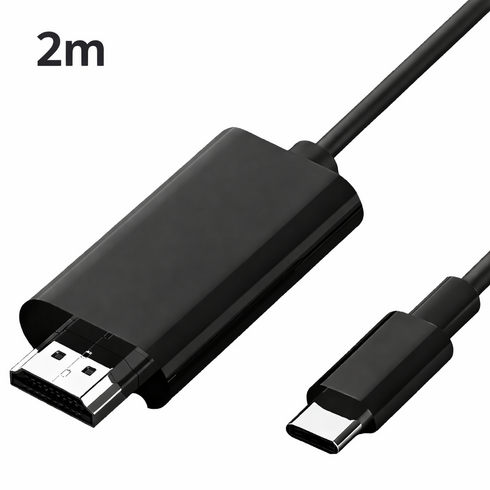 오토림 C타입 to HDMI 4K 미러링 케이블, 1개, 블랙，GE-1100-KO, 2m