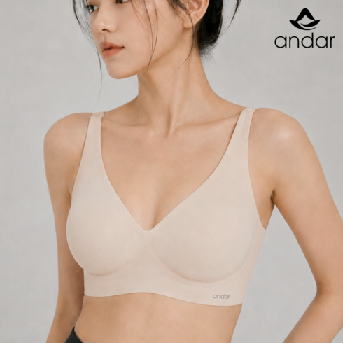 [백화점정품] 안다르 ANDAR 올데이핏 브라 노와이어 심리스 후크형