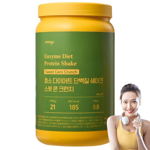 있나요 다이어트 프로틴 단백질 쉐이크 스윗 콘 크런치맛, 750g, 1개