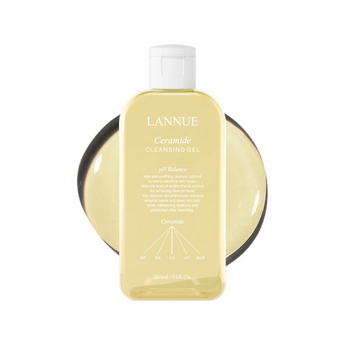 랑느 눈물막 보호 약산성 저자극 수딩 클렌징 겔 1개 210ml, 2개