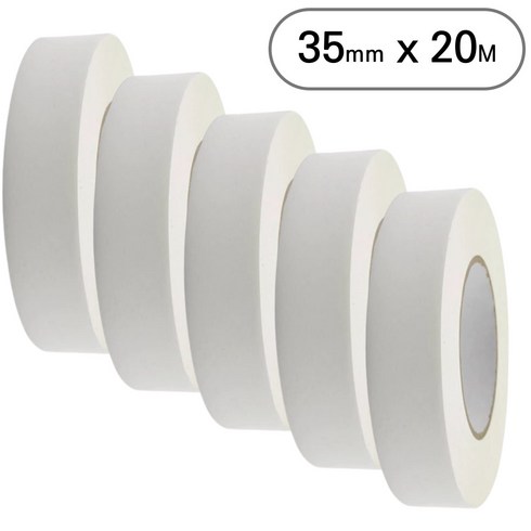 아트위브 마스킹 테이프 종이테이프 아이보리 35mm x 20M, 5개