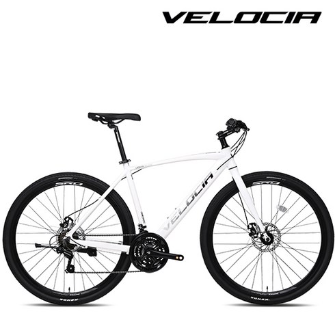 2025 벨로시아 그래블 알루미늄 하이브리드자전거 어반글로우 700C 시마노21단 디스크 반조립, 1개, 180cm, 화이트 470