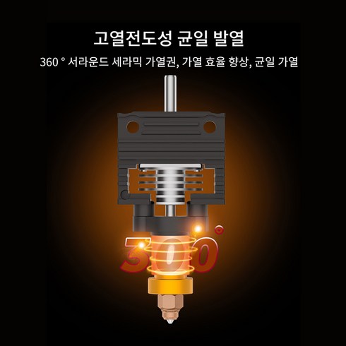 크리알리티 Creality 3d 프린터 K1 시리즈 헤드 키트 레이저 모듈 고정밀 고온 내성, 신형, 회색