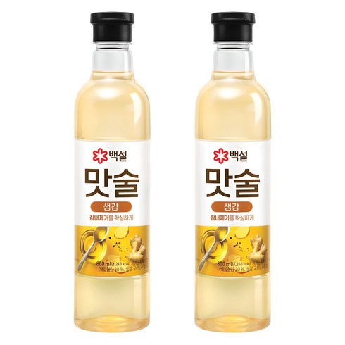 백설 맛술, 800ml, 2개