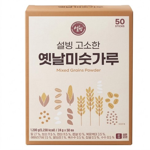 설빙 맛있는 옛날 미숫가루, 1.2kg, 2개