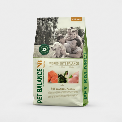 펫발란스 노블레스 강아지 반려견 아티초크 건식 작은입자 소분 사료, 1개, 2.1kg, 연어
