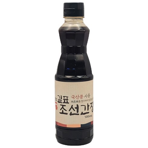 (주)길전통식품 길표 조선간장(국산), 500ml, 1개