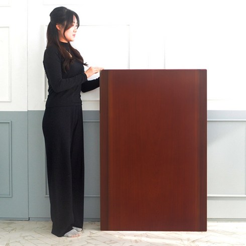 나무사랑 일자무늬 대교자상 120*815*325 6-8인용, 화이트