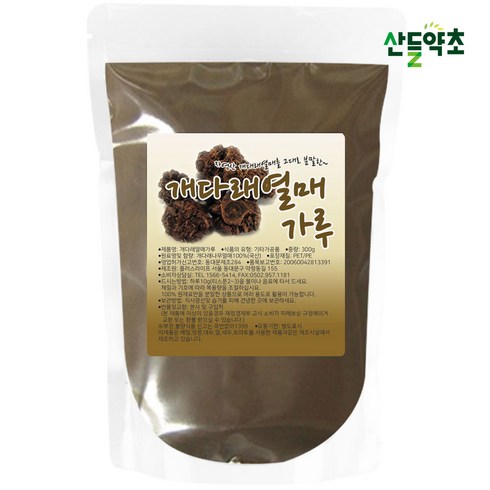 산들약초 국내산 개다래열매 가루 분말 300g (충령 목천료 개다래), 1개