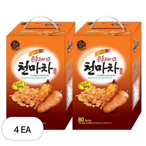 우리차 콘푸레이크 천마차, 20g, 80개입, 4개