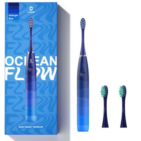 Oclean Flow 음파 전동칫솔 칫솔모3개, 블루, 1개, 블루세트