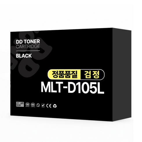 MLT-D105L 호환 재생 토너, 1개, 검정