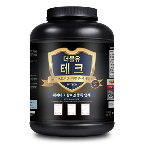 웨이테크 더블유테크 웨이프로틴 단백질보충제 /근육헬스보충제, 2kg, 1개