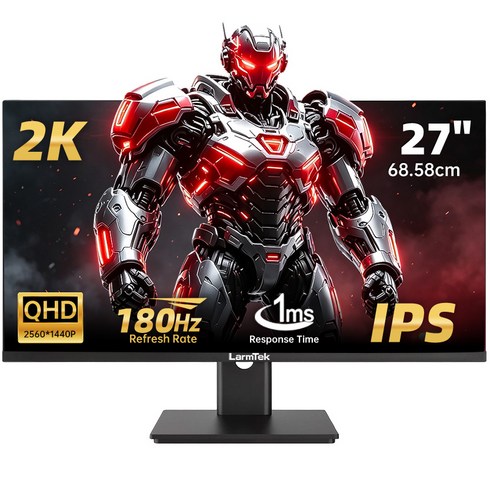 게이밍 모니터 커브드 27인치 FHD 240Hz 34인치 4K 165Hz 49인치 5K 165Hz 내장스피커 높이조절 스탠드, 70cm, 27inch 2K 180Hz 평면 높이 조절 불가