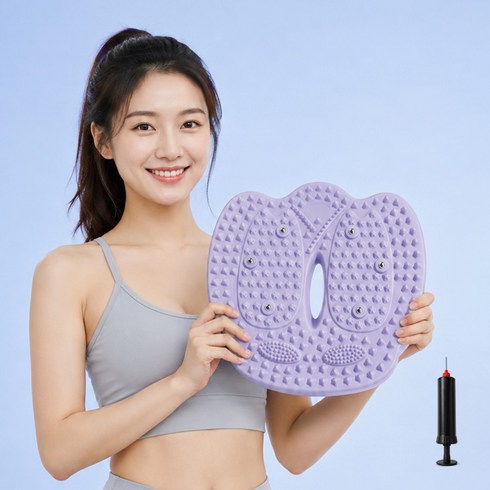 HULULU 가정용 에어 지압 스텝퍼 공기주입 발마사지 안마기 지압판, 퍼플