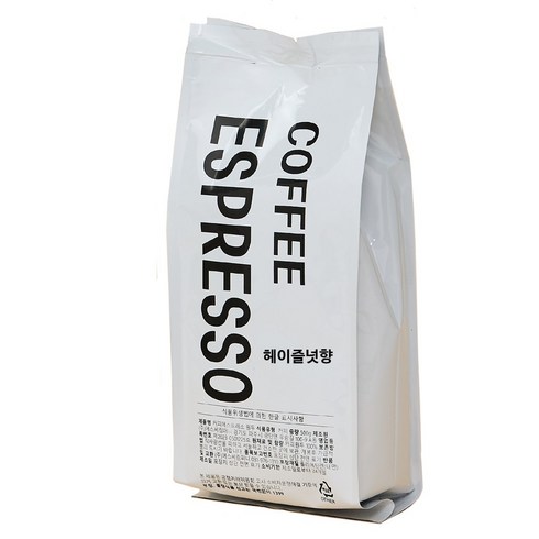 커피 에스프레소 클래식 헤이즐넛향 원두커피, 1개, 500g, 홀빈(분쇄안함)