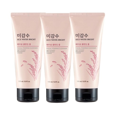 더페이스샵 미감수 브라이트 페이셜 클렌징 폼, 150ml, 3개