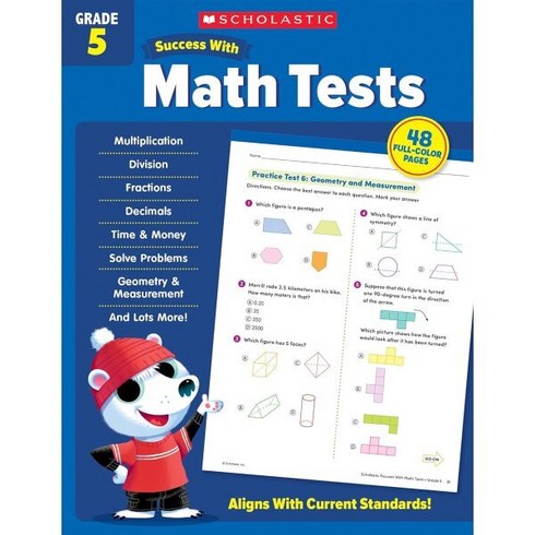 스콜라스틱 Success with Math Tests Grade 5, ScholasticInc