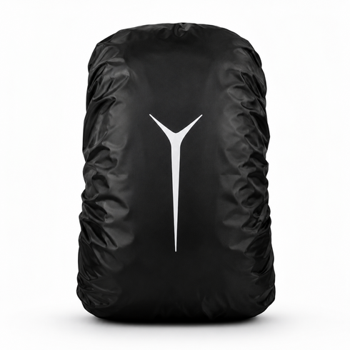 다래다래 아웃도어 방수 백팩커버, 1개, 블랙