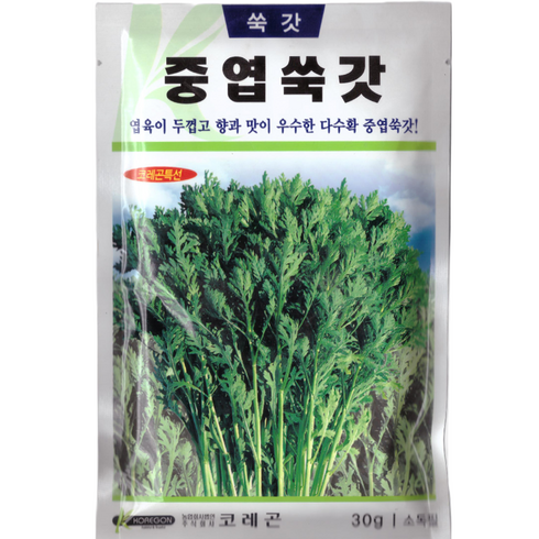 코레곤 중엽 쑥갓 씨앗 30g 약 10000립, 1개