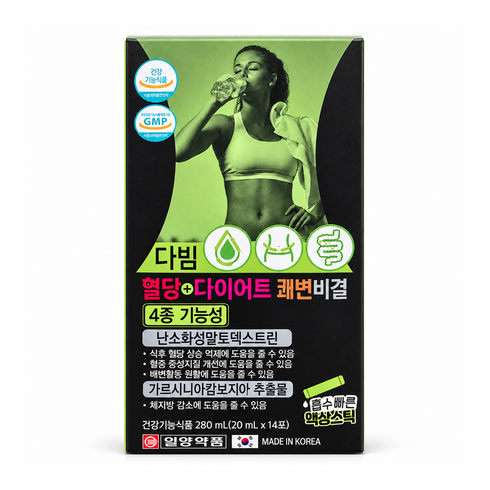 일양약품 다빔 혈당+다이어트 쾌변비결, 3박스, 14회분