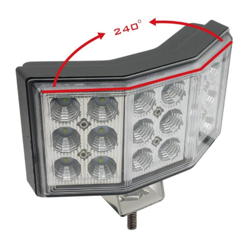 WL-54 LED 써치라이트 54W 작업등 DC 12V 24V 차량용 선박용 써치라이트 자동차 보조등 4000루멘 야간 작업등 전조등, WL-54 써치 단품, 1개