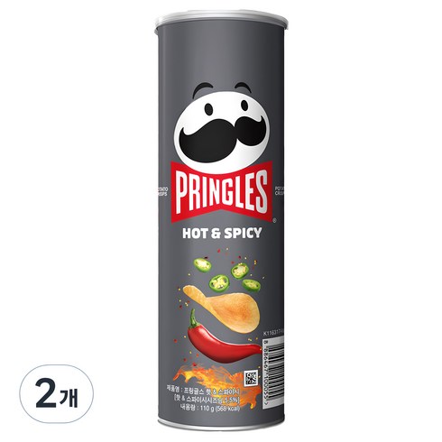 프링글스 매운맛, 110g, 2개