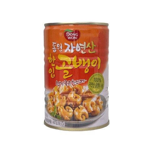 동 원 한입 골뱅이 통조림, 400g, 3개