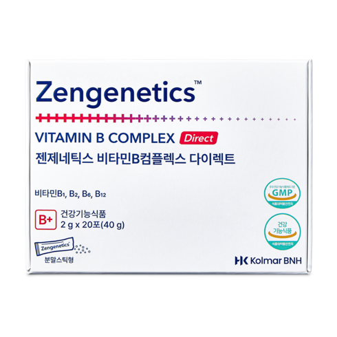 [활력파우더]젠제네틱스 비타민B컴플렉스 다이렉트, 1박스, 40g