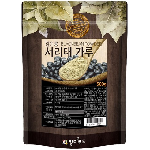 지니웰 검은콩 서리태 가루, 500g, 1개