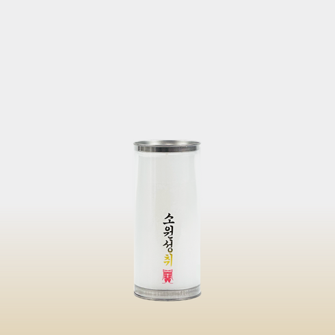 엘캔들 우리양초 식물성 팜통초 (소), 4개