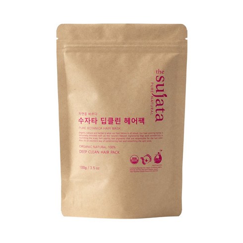 수자타 딥클린 헤어팩 두피클렌징 트리트먼트, 100g, 5개