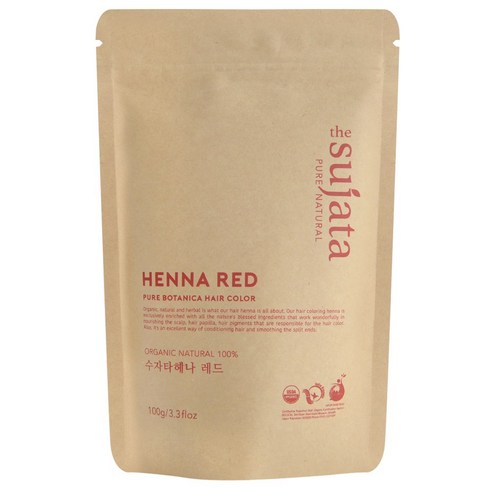 더수자타 헤나 100g, 레드, 1개