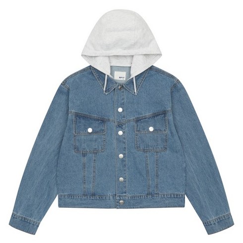 에스핏 주니어 크롭 데님 자켓 SJZ101FJJK40 L/BLUE