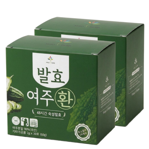 미소약초 발효 여주환 스틱, 2개, 60g