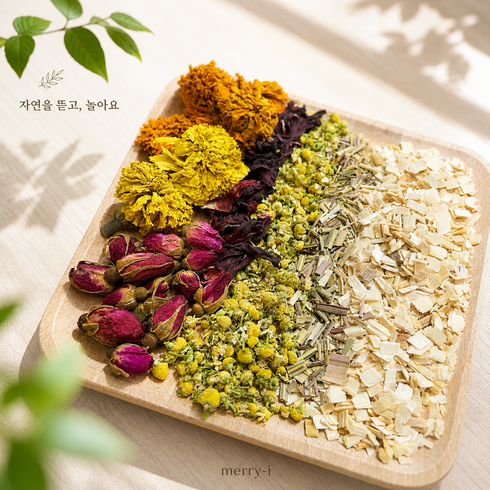 앵무새 네추럴 포레깅 믹스 천연장난감, 1개, 플라워혼합 60g