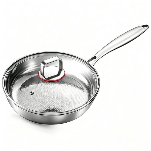 Yumly 인덕션 통3중 304 스텐 후라이팬 프라이팬, 1개, 28cm