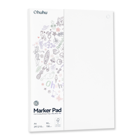 오후후 번지지 않는 양장 마카패드 MPP-01 FCS친환경 120p 150g, A4