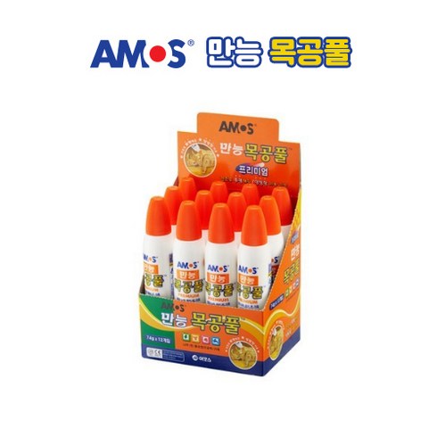 아모스 만능 목공풀, 36g, 24개