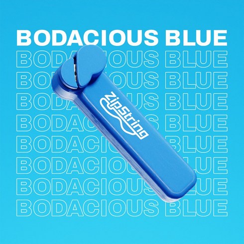 짚스트링 장난감 무한으로 돌아가는 무중력 로프건, 블루, 1개