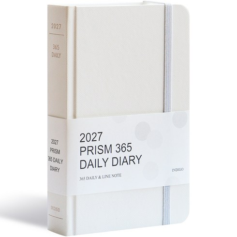 인디고 2027 프리즘 365 데일리 다이어리 일기장, 1개, 클라우드