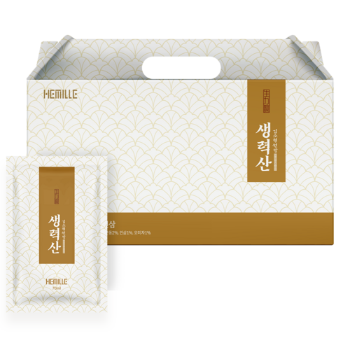 김소형 원장 생력산 국산 볶은 맥문동 진액 오미자 인삼 여름건강 달임액, 70ml, 30개
