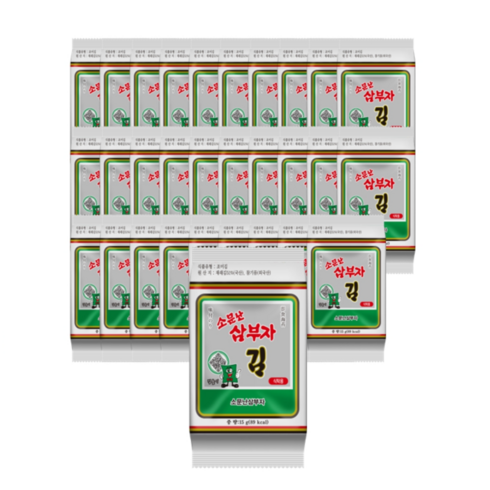 소문난삼부자 재래 식탁김, 15g, 30개