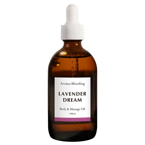 소소코 100% 천연 블랜딩 아로마 바디오일 마사지오일 라이트버전, 1개, 100ml, 1-6. 라벤더드림_라이트버전