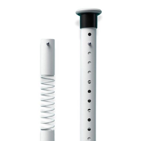 쿠웅샵 힘센 압축 32mm 커튼봉, 화이트