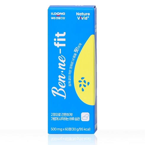 일동생활건강 네이처비비드 베네핏 / 가볍게 시작하는 하루 습관 라인 관리, 1개, 60정
